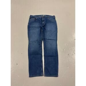 Carhartt Relaxed Fit Straight Leg Jeans Mens 38x32 Blue Denim Workwear